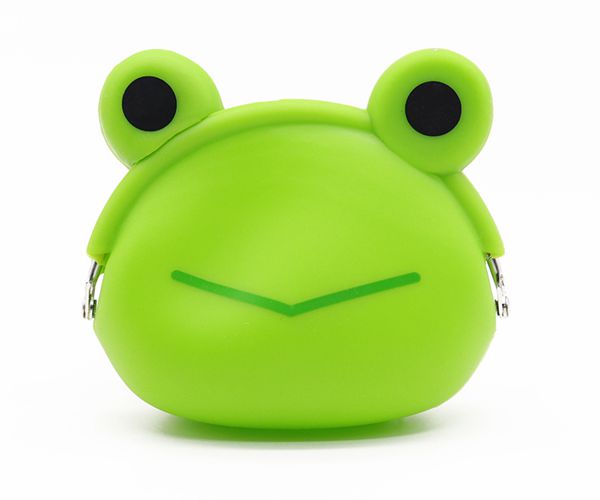 硅膠零錢袋，青蛙硅膠錢包，學生硅膠錢袋